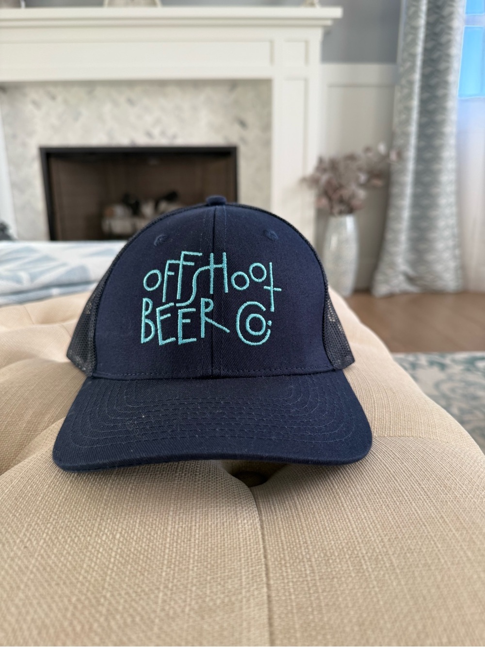Men’s Navy Mesh Trucker Hat